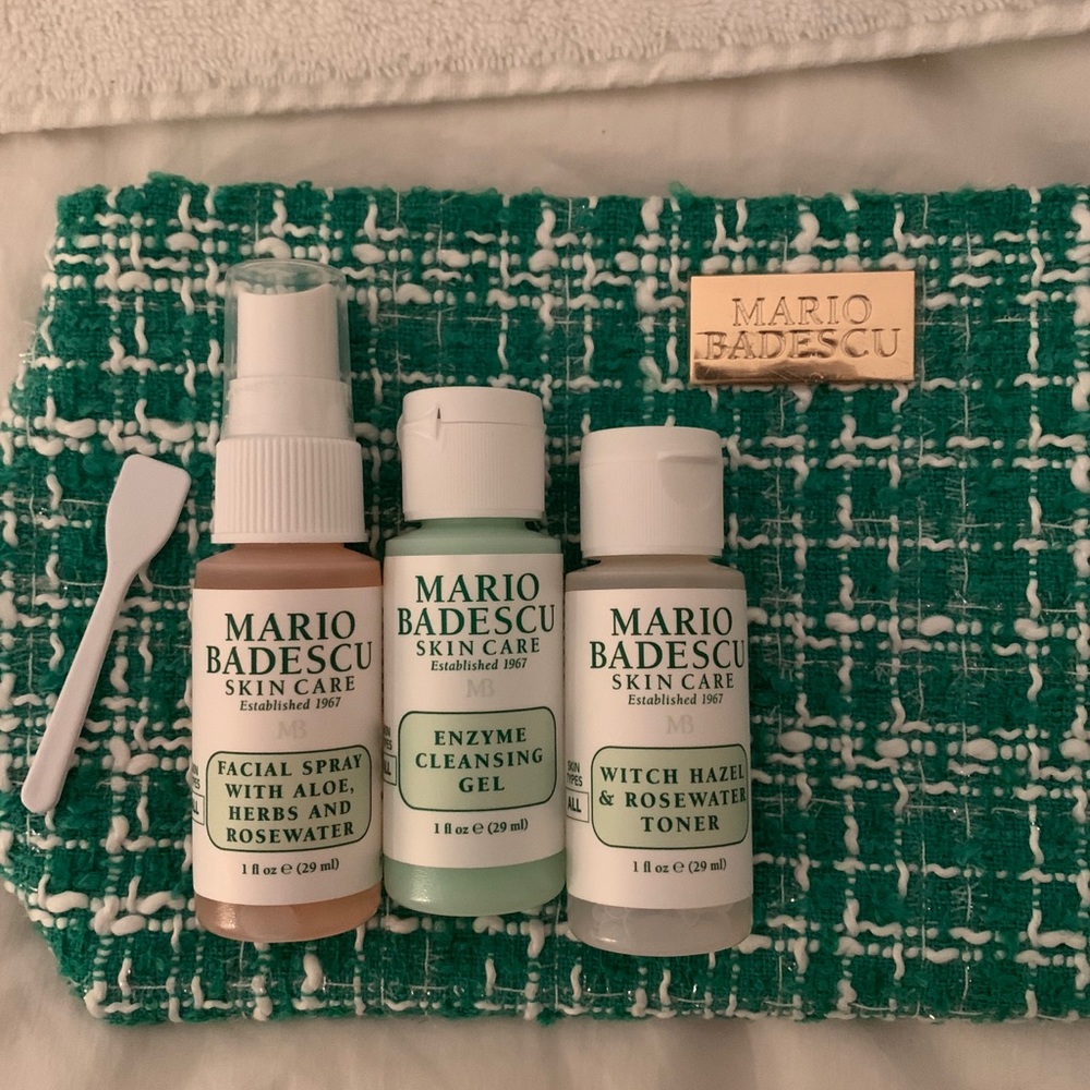 Mario Badescu Makeup Bag and Skincare